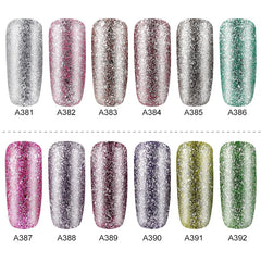 Hybrid Varnishes Gel Nail Polish Set Glitter