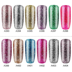 Hybrid Varnishes Gel Nail Polish Set Glitter